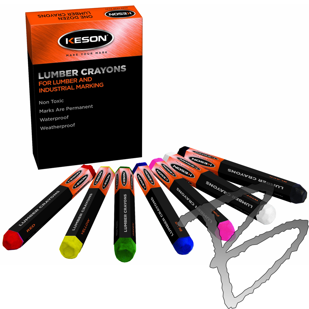 Dixon Lumber Crayon, Black