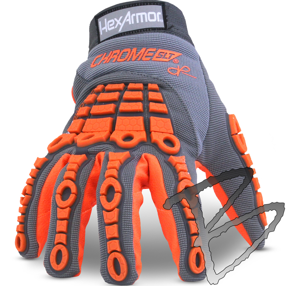 HexArmor Chrome SLT 4071 360 Cut Resistant Work Glove Safety Work Gloves