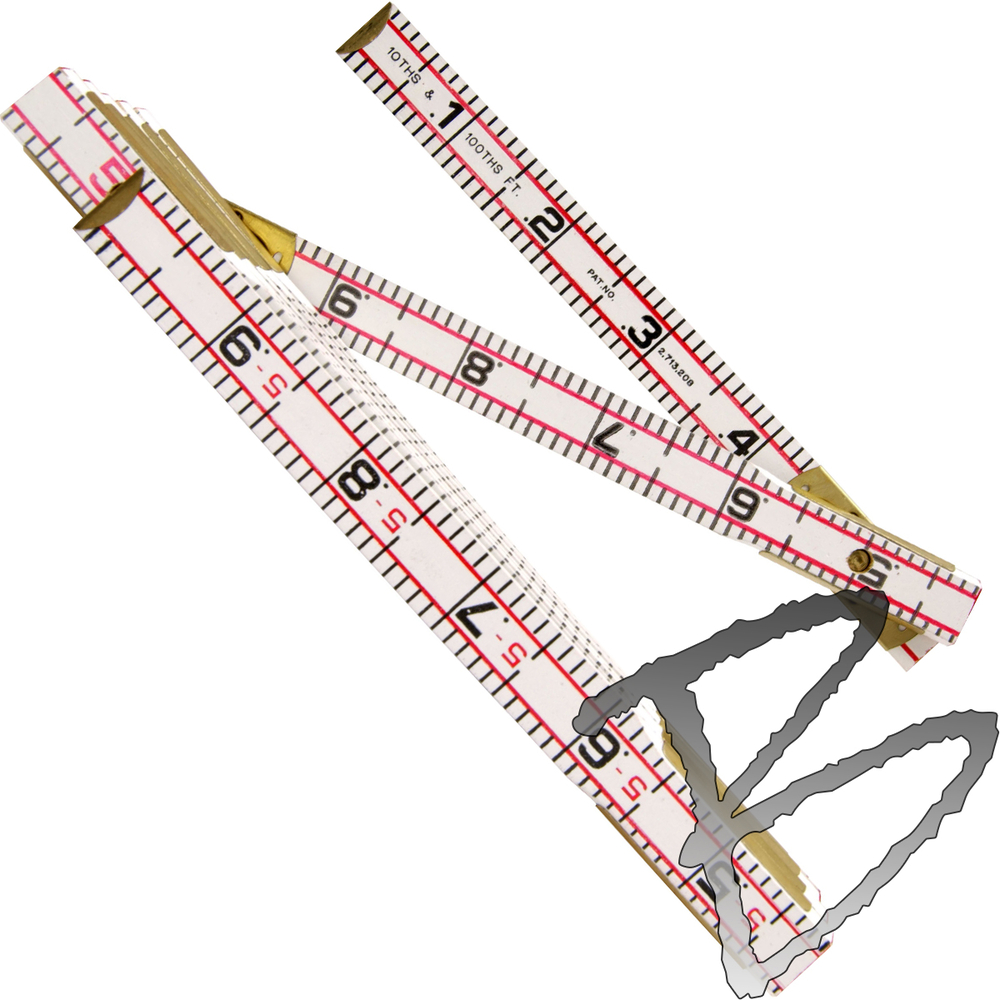 Lufkin 2M Wood Folding Ruler