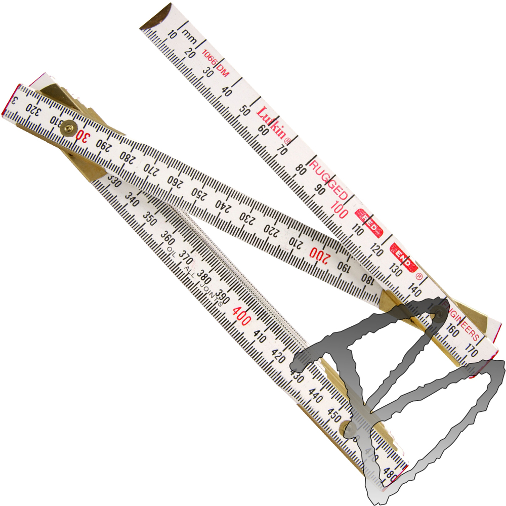 Lufkin 2M Wood Folding Ruler