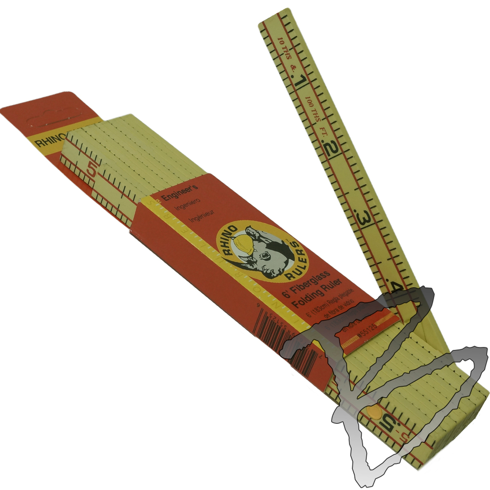 Rhino Engineer's Folding Ruler