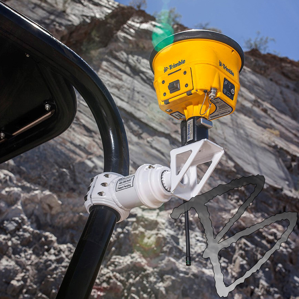 Grade Control Products Universal UTV GPS Survey Mount GPS Vehicle Mounts (Pickups, SUVs & ATVs)