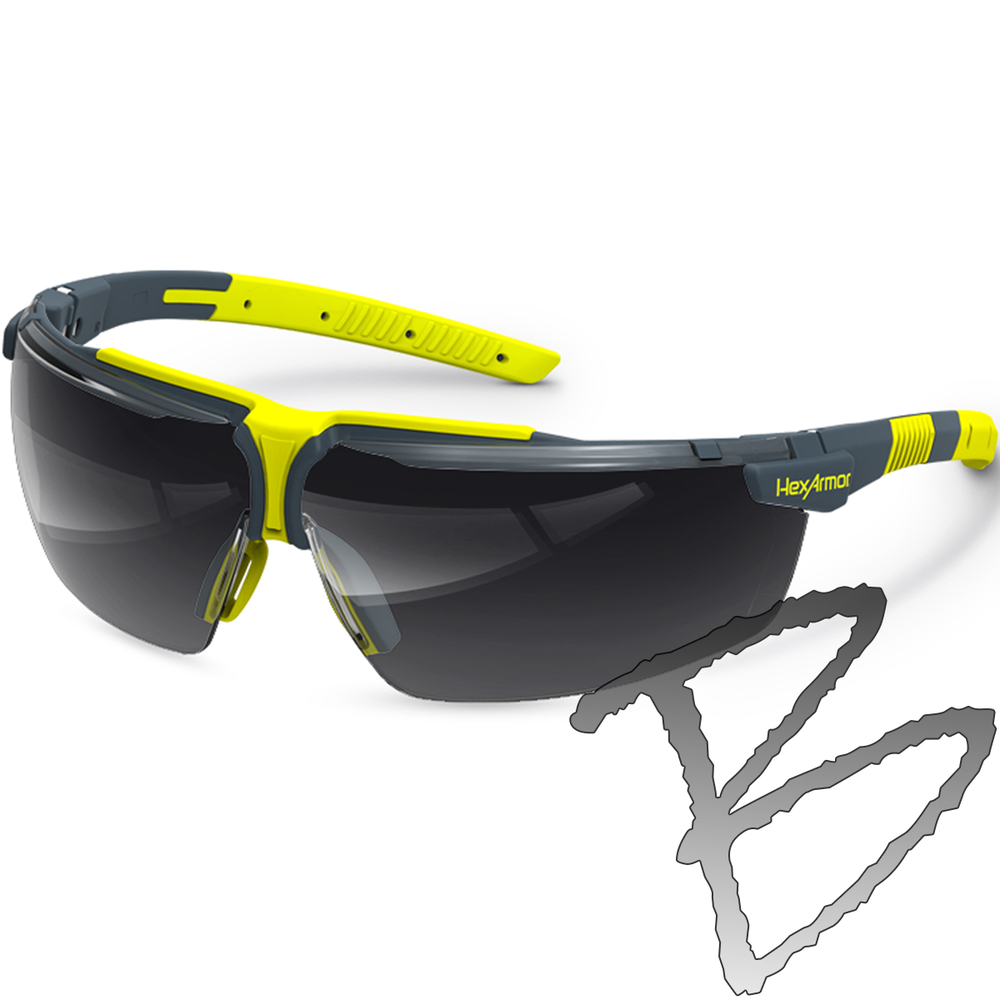 Hexarmor Safety Eyewear VS300 Variomatic Lens TruShield