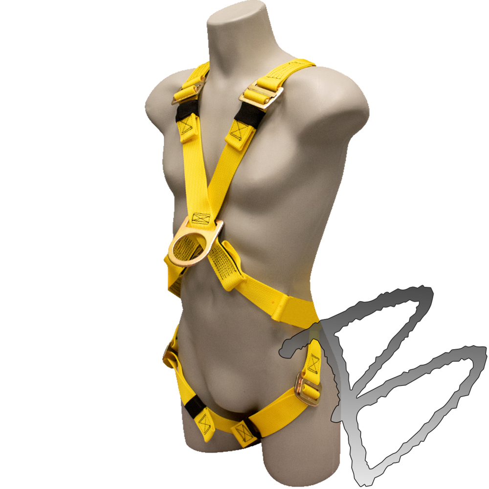 FC Full Body Harness, Cross Chest Design, Front & Back D-Rings