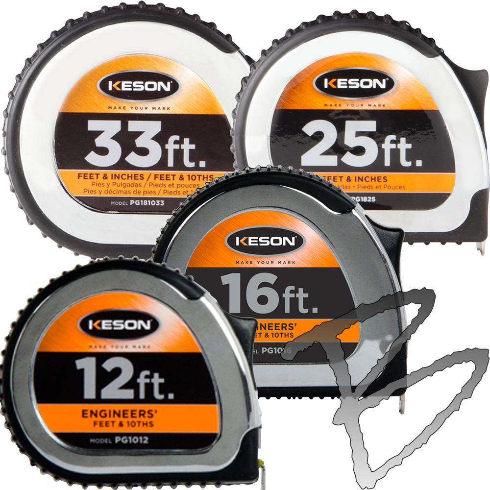 Keson PG1016 16-Feet Tape Measure