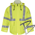 Image Bulwark FR Hi-Visibility Flame-Resistant Rain Jacket, 10oz