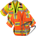 Image SECO Class 3 Surveyors Utility Vest w/ Mesh Back & Sleeves