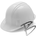 Image Pyramex Hard Hat, Cap Style, 6 Pt Ratchet