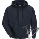Image Bulwark FR Zip-Front Hooded Sweatshirt - FR Cotton/Spandex Blend