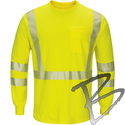 Image Bulwark FR Hi-Vis FR Lightweight Long Sleeve T-Shirt, Lime