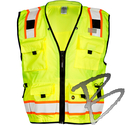 Image Kishigo Professional Surveyors Class 2 Vest, Lime