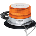 Image ECCO Reflex LED Beacon, SAE Class I, Amber Dome, Vacuum-Magnet Mount, Amber LED