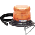 Image ECCO Strobe Beacon, SAE Class II, Amber Dome, Vacuum-Magnet Mount, Amber Light