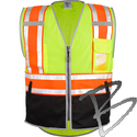 Image Kishigo Premium Brilliant Series Ultimate Reflective Vest, Lime