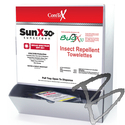 Image CoreTex Combo WallMount Box; Sun X SPF 30+ & Bug X 30 Towelettes, 25+25/box