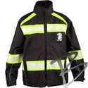 Image Kishigo Enhanced Visibility Premium Jacket, Black/Lime