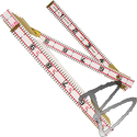Image Lufkin 6' Engineer's Wood Folding Ruler