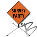 Image Survey Party Clear sticker Size: 2.12