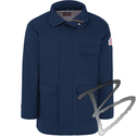 Image Bulwark FR Men's Heavyweight Excel FR ComforTouch Insulated Deluxe Parka, Navy