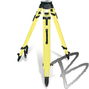 Image SitePro SiteMAX Fiberglass HD, Dual Clamp Tripod, w/ Large Head, Flo-Yellow