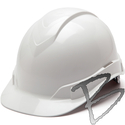 Image Pyramex Ridgeline Cap Style Hard Hat, 6 Pt Ratchet, White