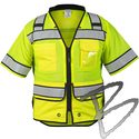 Image Kishigo High Performance Surveyors Vest, Class 3, Lime