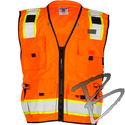 Image Kishigo Professional Surveyors Class 2 Vest, Orange