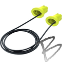 Image HexArmor SafeComm® Disposable Earplugs, Corded, 100 Pairs