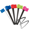 Image Stake Flag 2-1/2 x 3-1/2 Flag, 15-inch Wire, Qty 100