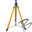 Image SitePro FGHD30 Composite Heavy Duty Elevator Dual-Clamp Tall Tripod