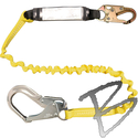 Image FC 6' Elastic Shock Absorbing Web Lanyard w/Pack, 2-1/2