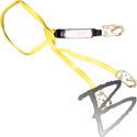 Image FC 6' Dual Leg Absorbing Web Lanyard w/Pack, 3/4