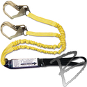 Image FC 6' Dual Leg, Elastic Shock Utility Lanyard, Loop & 2-1/2