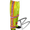 Image Dicke Safety Products ANSI Class E Pants, All Mesh, Lime ONLY