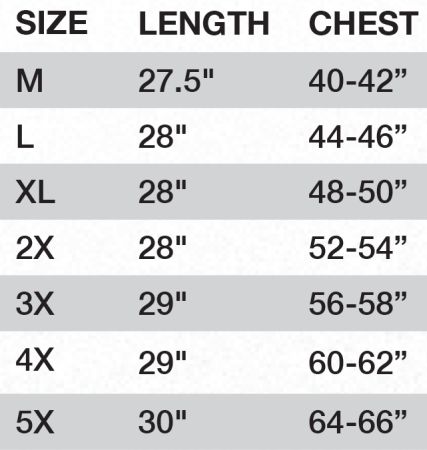 Sizing Chart